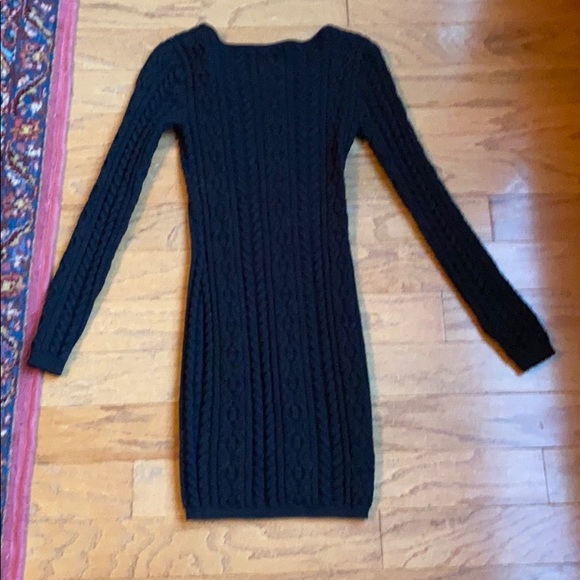 LBD CABLE KNIT LONG SLEEVE DRESS - Picture 2 of 4